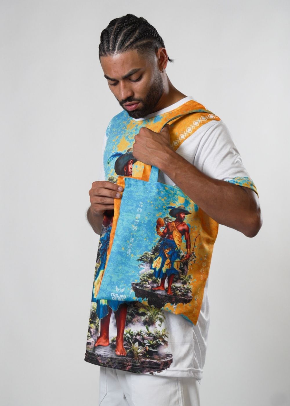 Ecobag Orixá Logun Edé Umbanda e Candomblé - Coleção Orum | Trajes de Luz