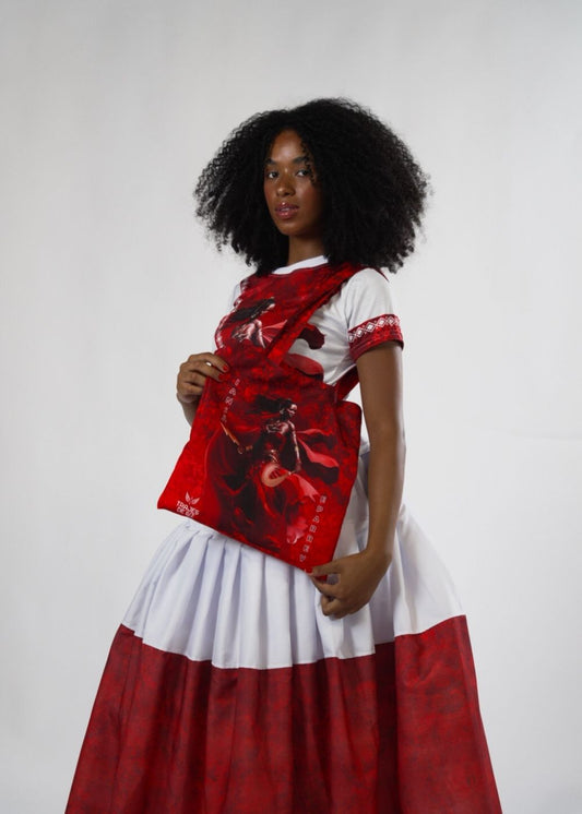 Ecobag Orixá Iansã Umbanda e Candomblé - Coleção Orum | Trajes de Luz