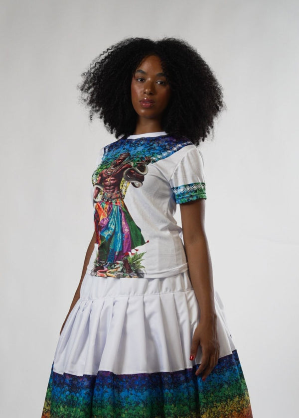 Camiseta Orixá Oxumarê Umbanda e Candomblé - Coleção Orum | Trajes de Luz
