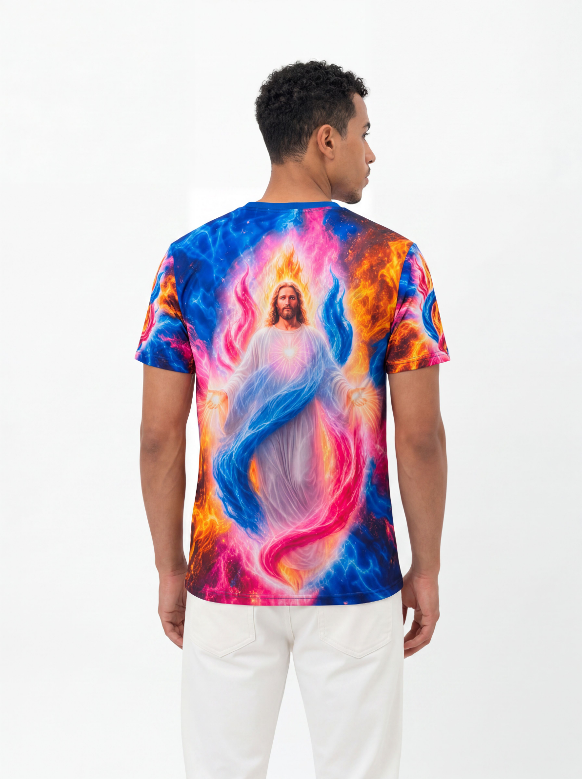 Camiseta Chama Trina Fraternidade Branca - Coleção 7 Raios | Trajes de Luz