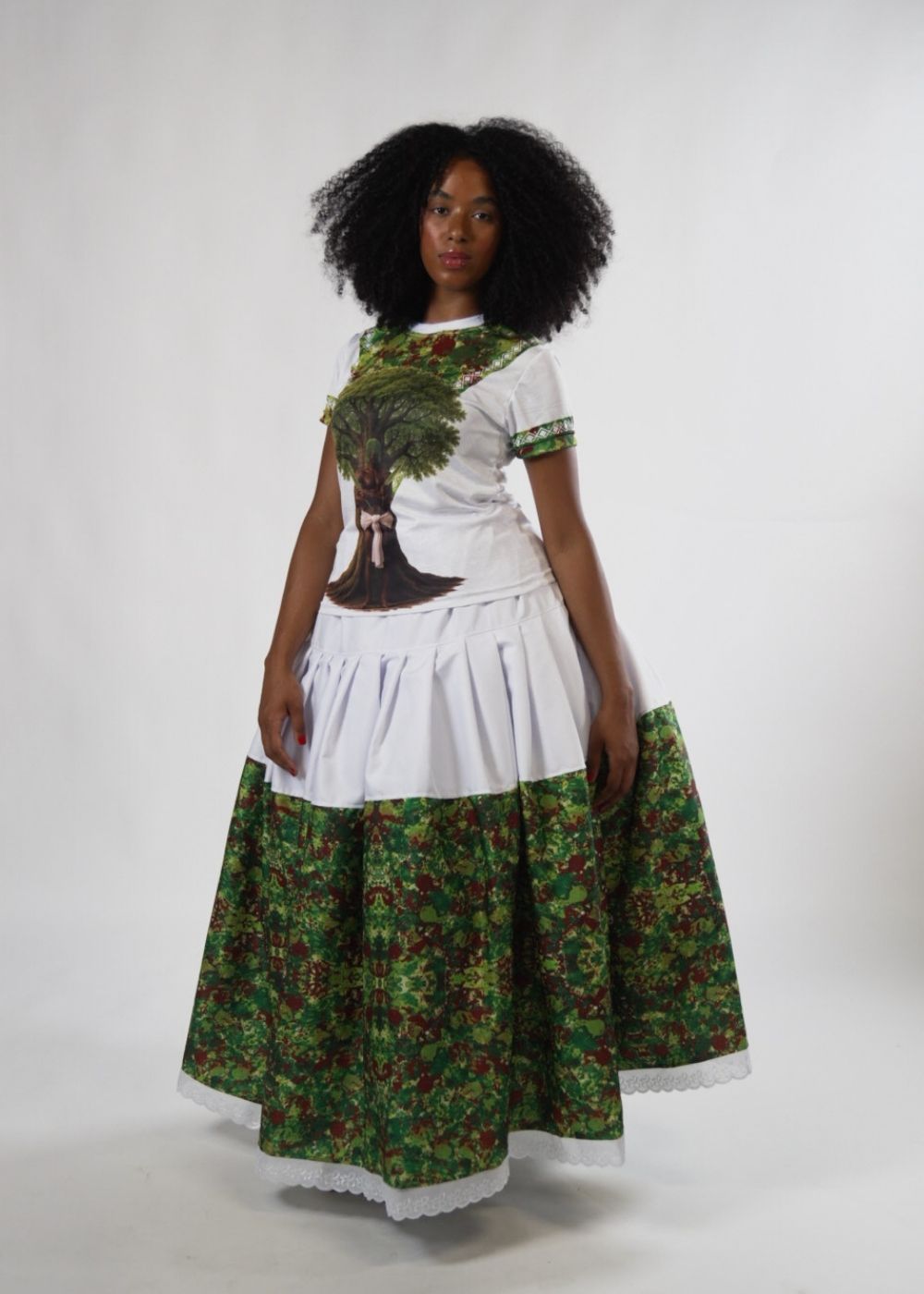 Saia de Orixá Iroko Coleção Orum | Trajes de Luz