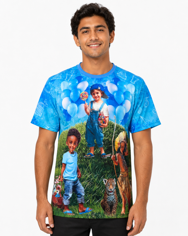 Camiseta Jardim dos Meninos Eres Entidade Umbanda - Coleção Ibejada | Trajes de Luz