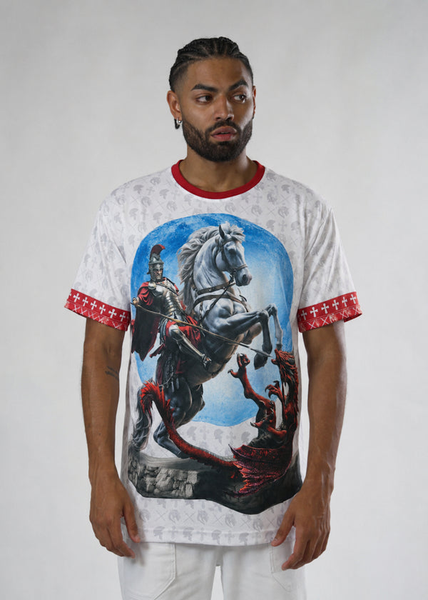 Camiseta São Jorge Guerreiro - Coleção Sacrossanto | Trajes de Luz