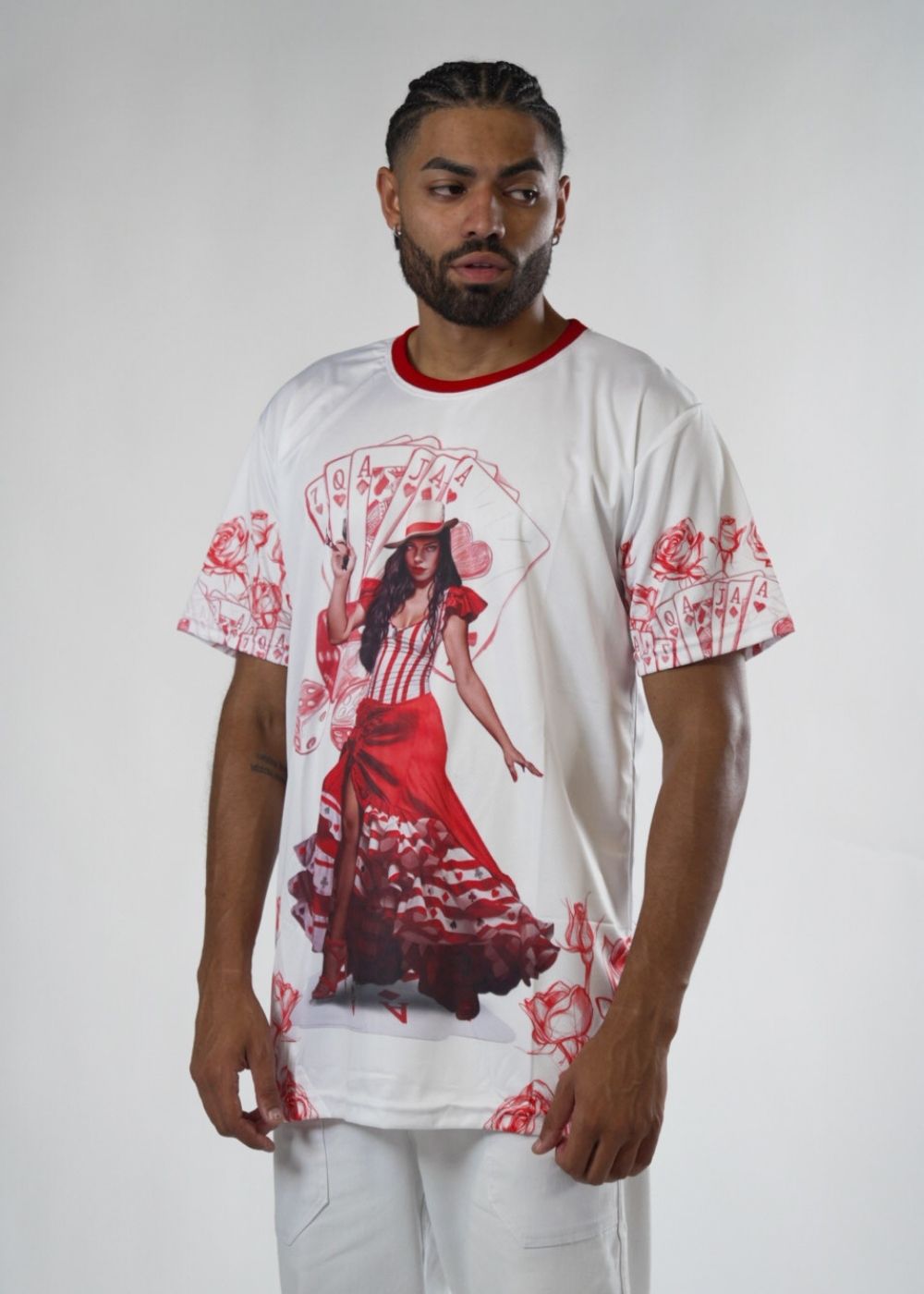 Camiseta Malandra Maria Navalha Entidade Umbanda - Coleção Guardiões | Trajes de Luz