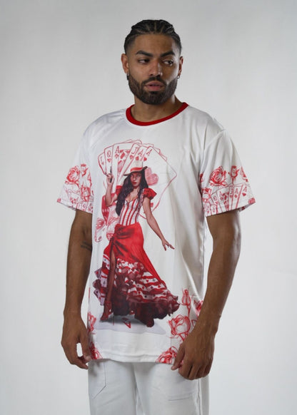 Camiseta Malandra Maria Navalha Entidade Umbanda - Coleção Guardiões | Trajes de Luz
