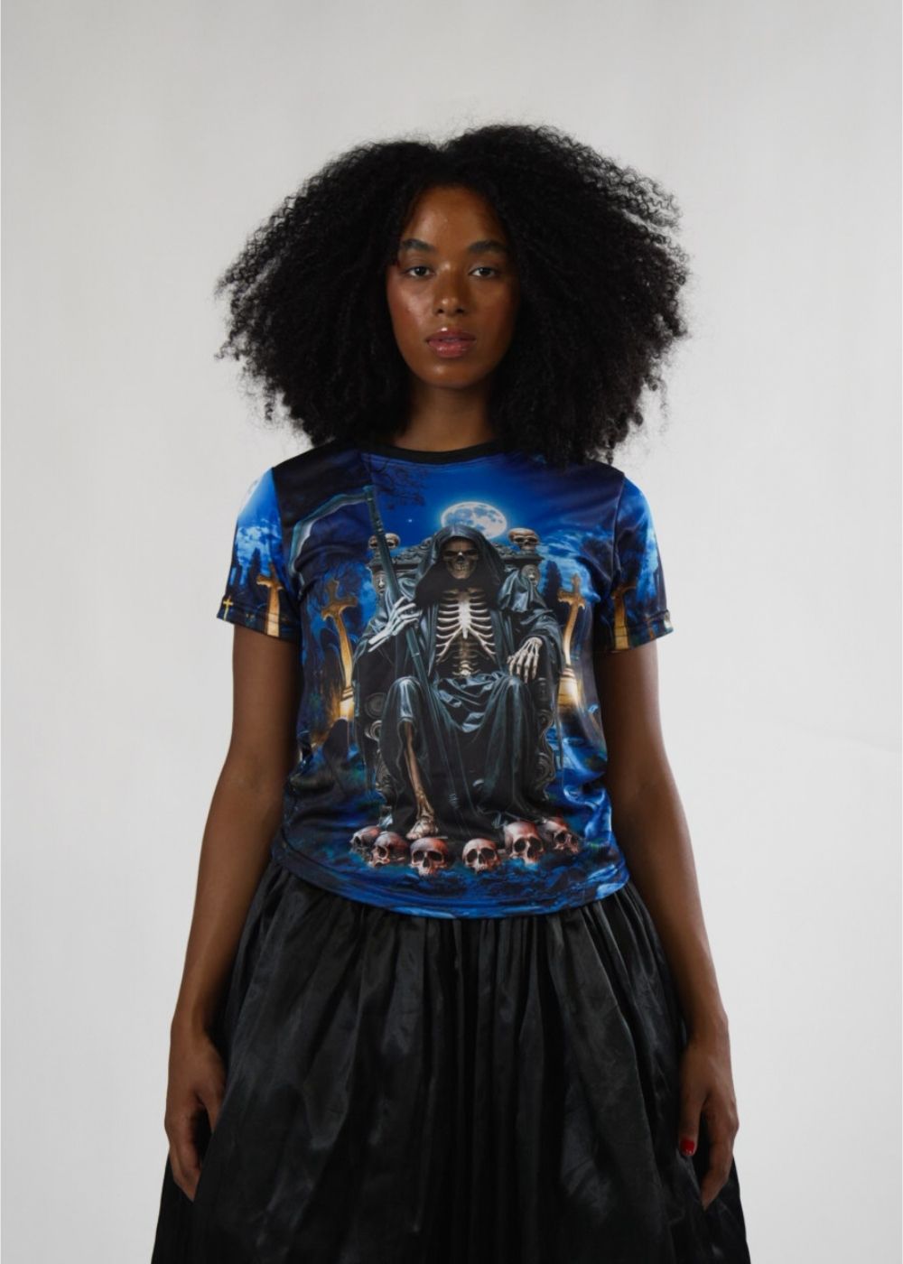 Camiseta Exu Tata Caveira Entidade Umbanda - Coleção Guardiões | Trajes de Luz