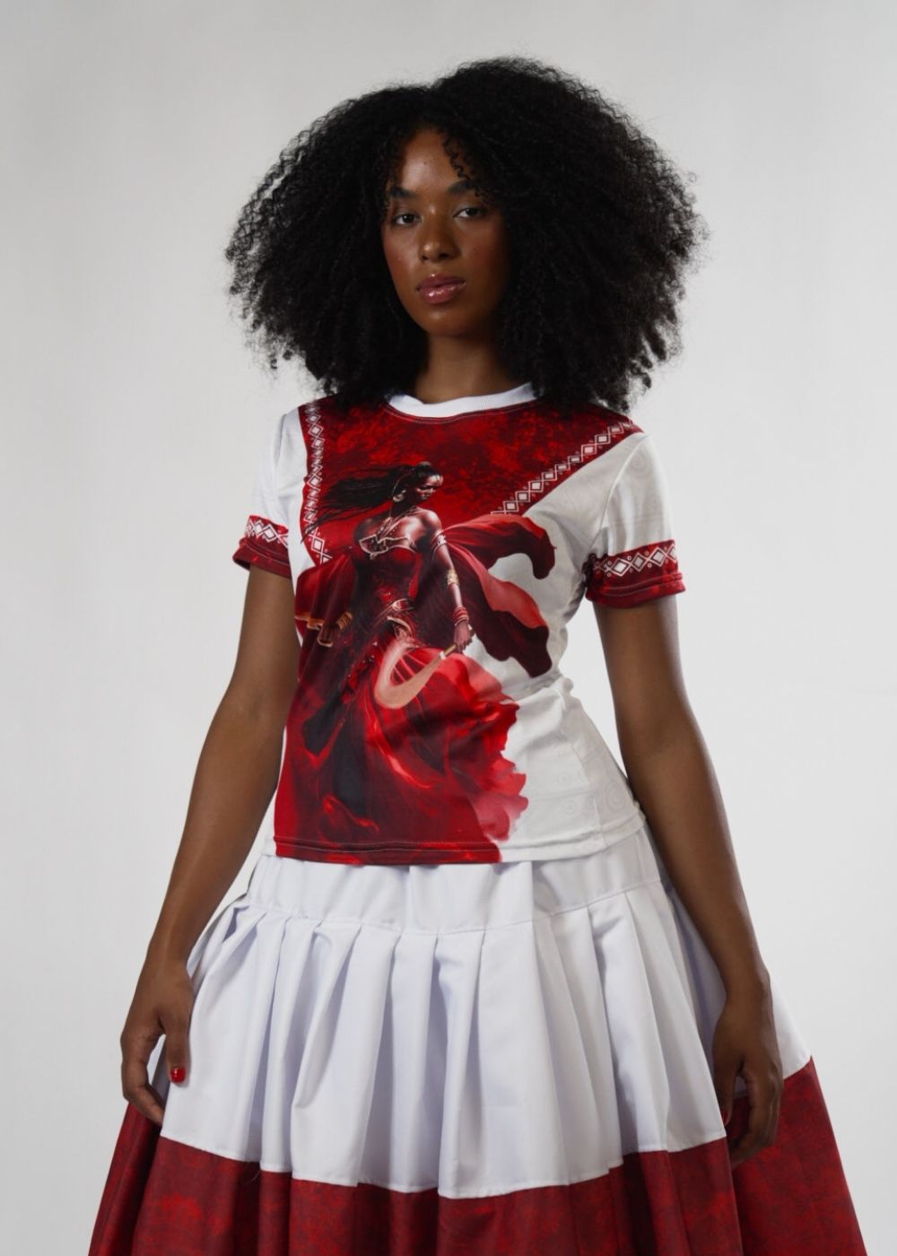 Camiseta Orixá Iansã Umbanda e Candomblé - Coleção Orum | Trajes de Luz