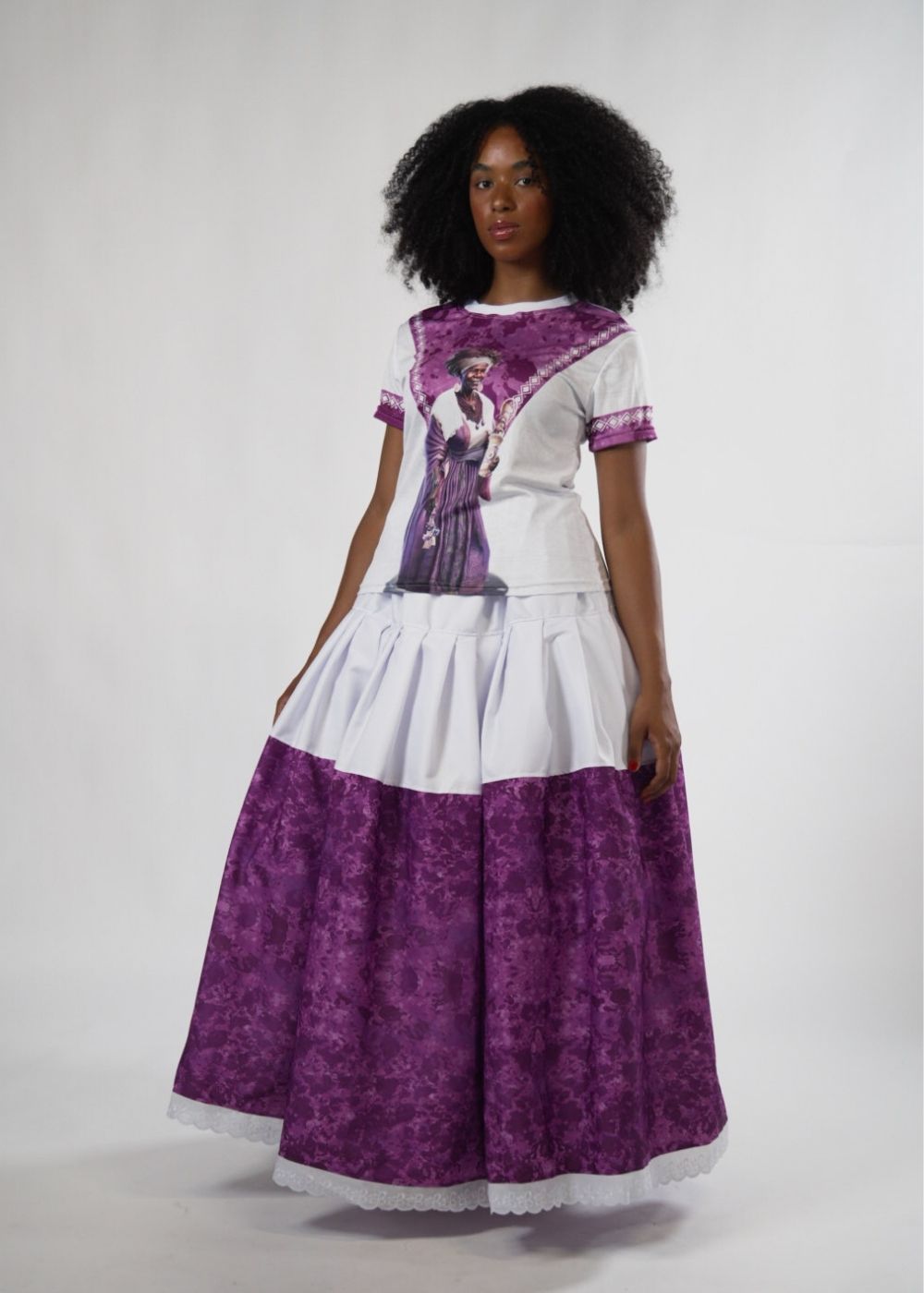 Saia de Orixá Nanã Coleção Orum | Trajes de Luz