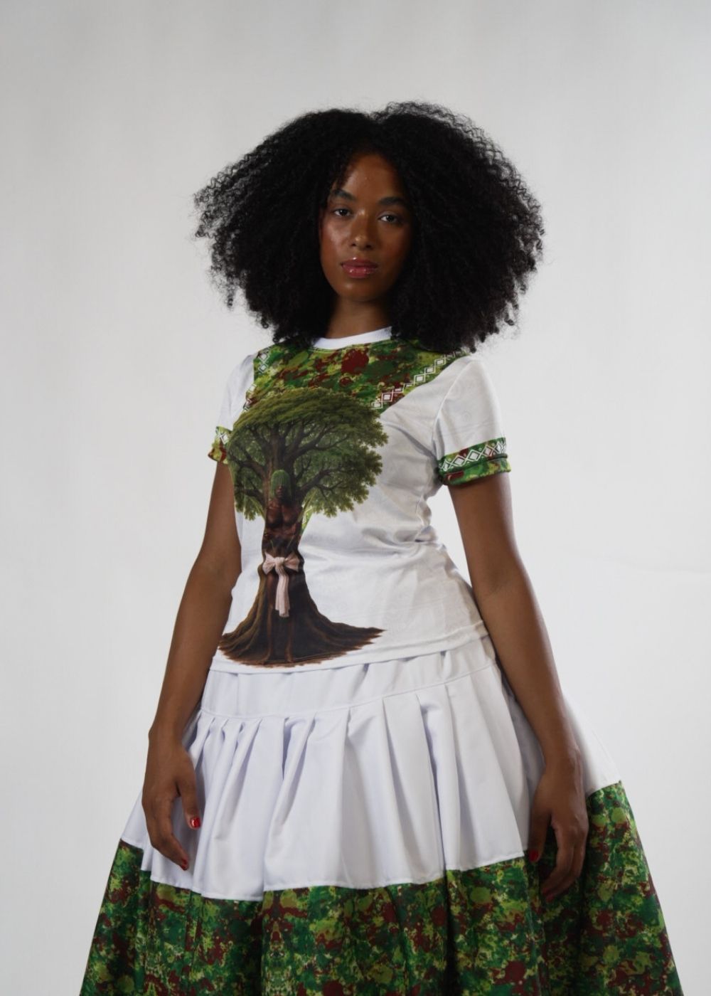 Camiseta Orixá Iroko Umbanda e Candomblé - Coleção Orum | Trajes de Luz