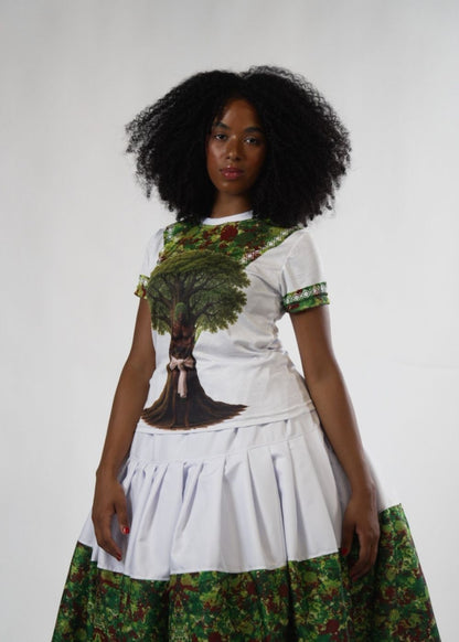 Camiseta Orixá Iroko Umbanda e Candomblé - Coleção Orum | Trajes de Luz