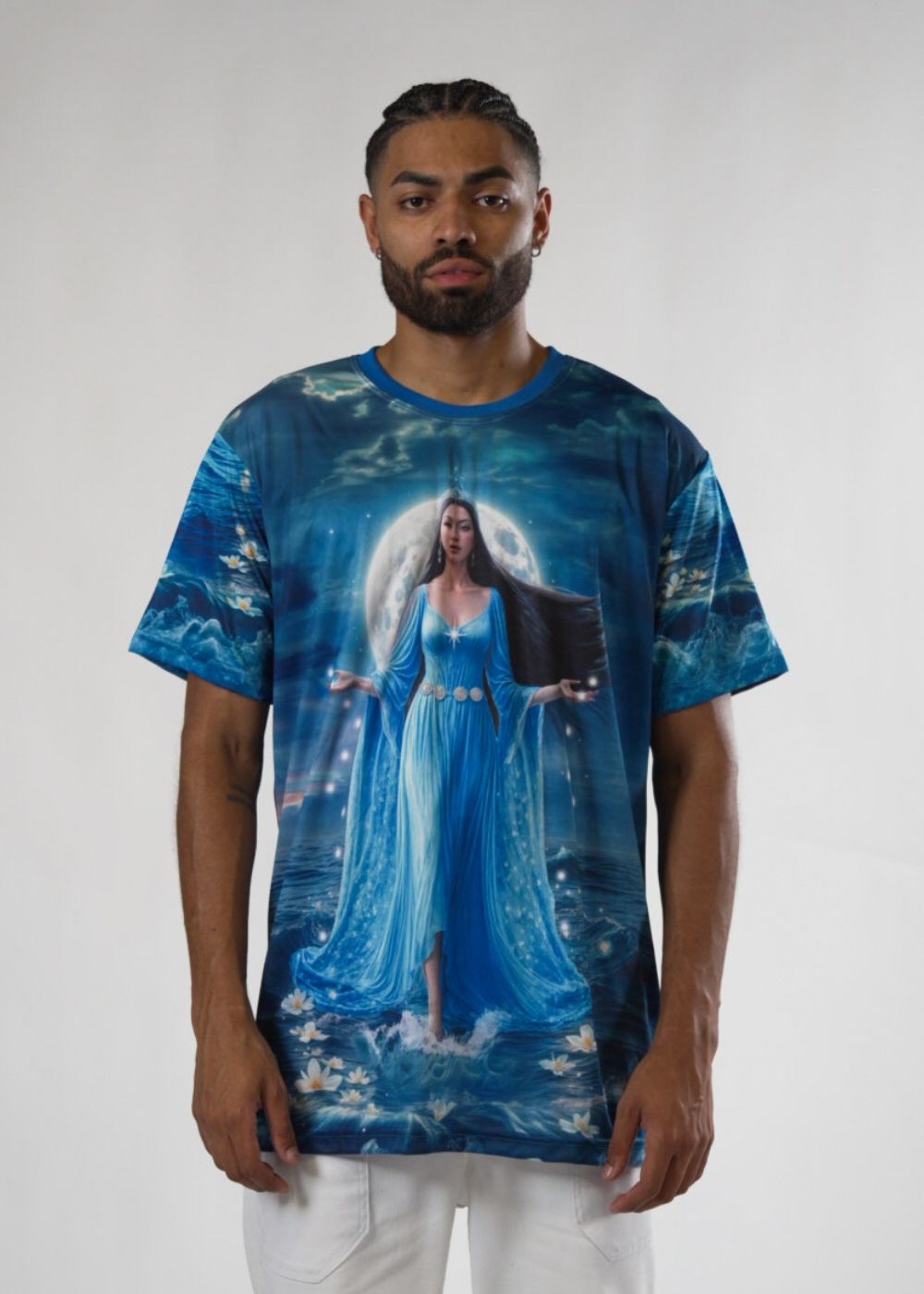 Camiseta Iemanjá Entidade Umbanda - Coleção Aruanda | Trajes de Luz