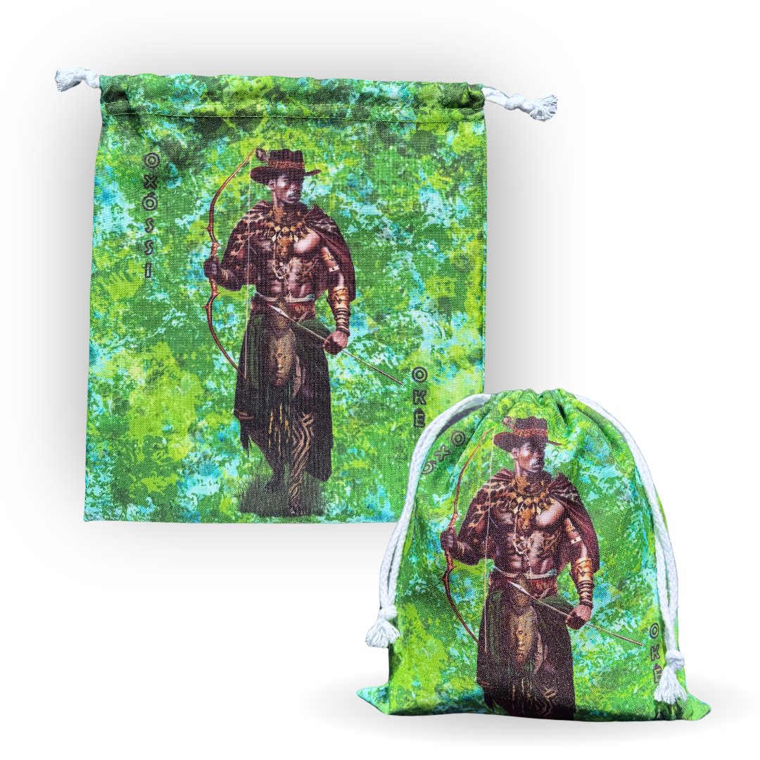 Saco Porta Guias Orixá Oxóssi Umbanda e Candomblé - Coleção Orum | Trajes de Luz