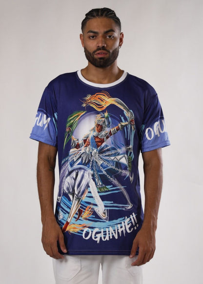 Camiseta Orixá Ogum Umbanda e Candomblé - Coleção Oríkì's | Trajes de Luz