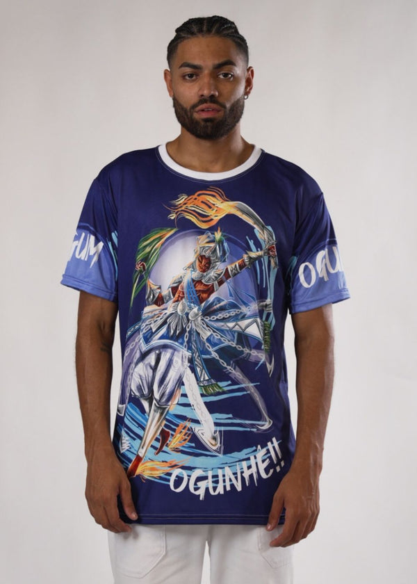 Camiseta Orixá Ogum Umbanda e Candomblé - Coleção Oríkì's | Trajes de Luz