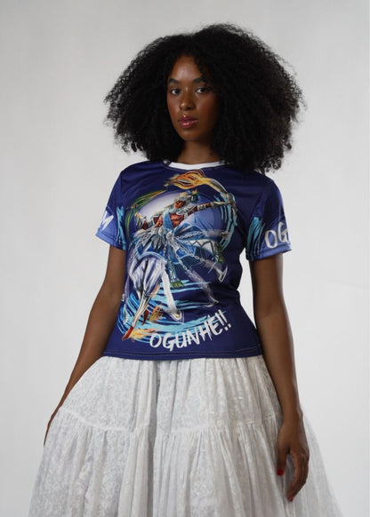 Camiseta Orixá Ogum Umbanda e Candomblé - Coleção Oríkì's | Trajes de Luz