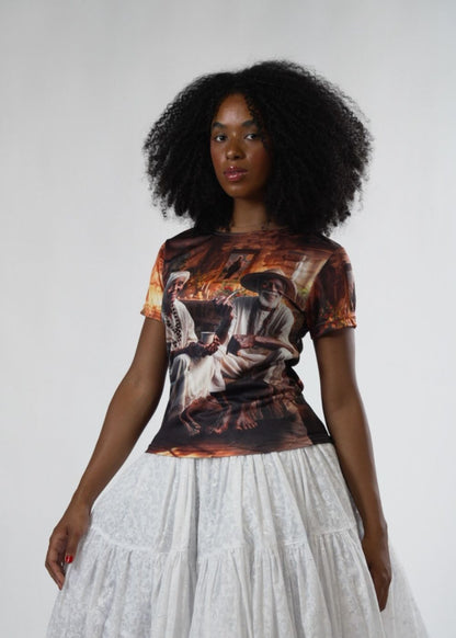 Camiseta Pretos Velhos Entidade Umbanda - Coleção Aruanda | Trajes de Luz