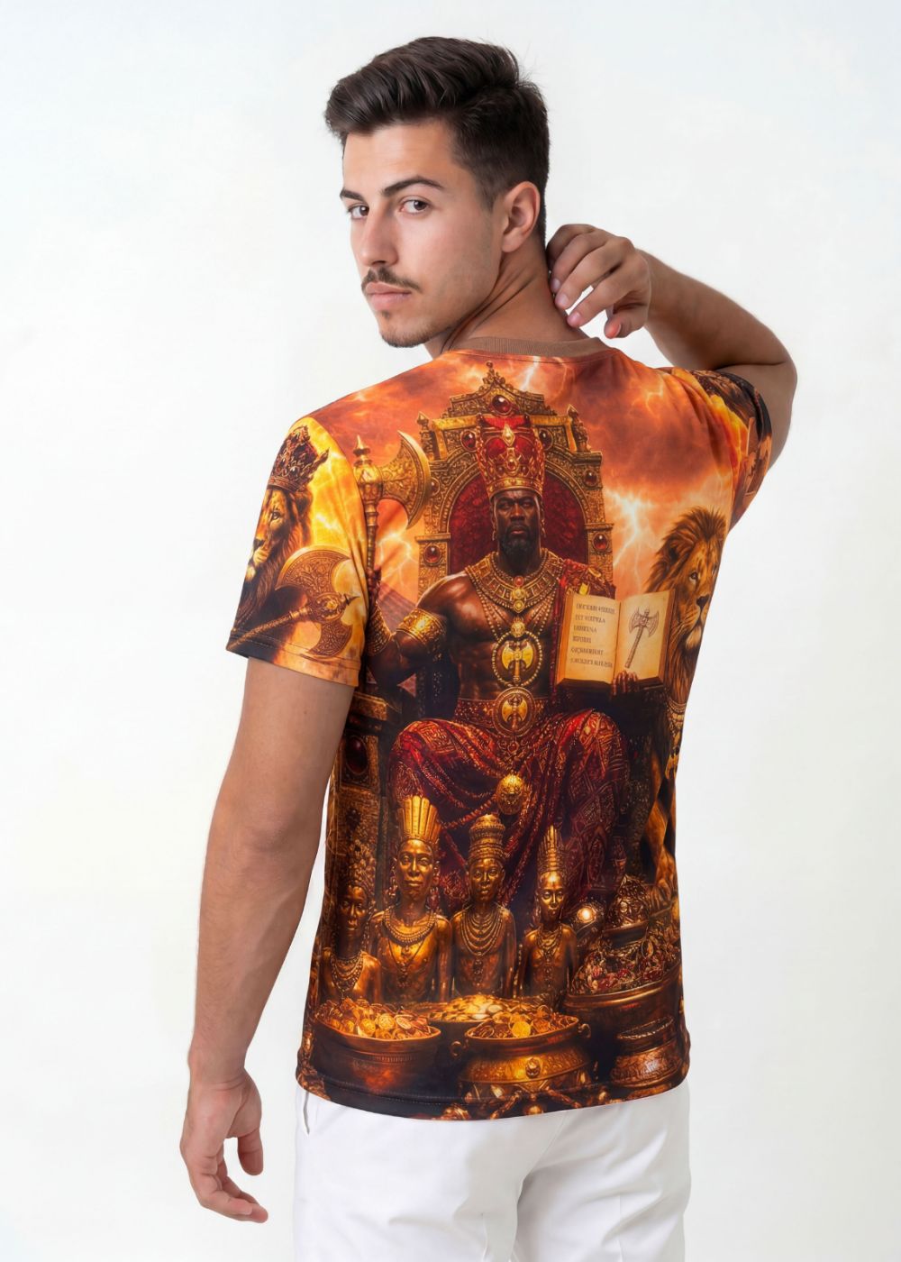 Camiseta Xangô Entidade Umbanda - Coleção Aruanda | Trajes de Luz
