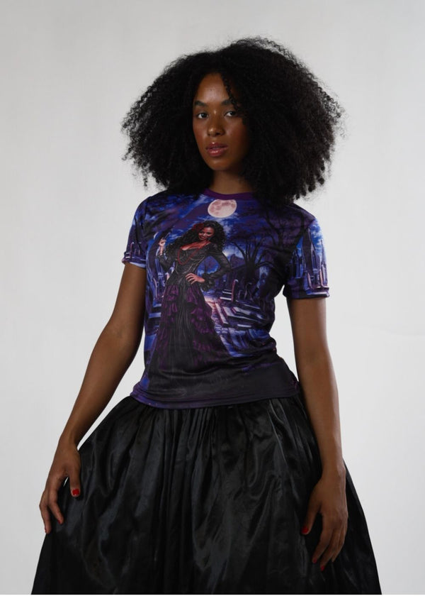 Camiseta Pomba Gira Maria Mulambo Entidade Umbanda - Coleção Guardiões | Trajes de Luz