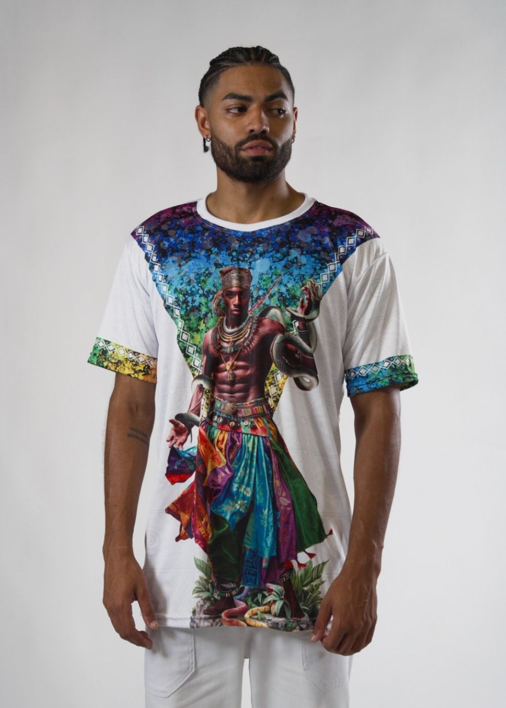 Camiseta Orixá Oxumarê Umbanda e Candomblé - Coleção Orum | Trajes de Luz