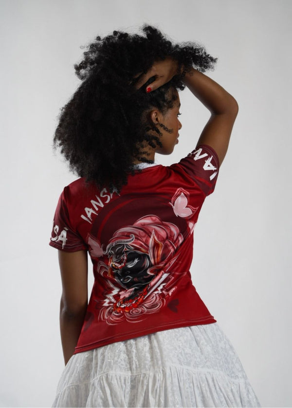 Camiseta Orixá Iansã Umbanda e Candomblé - Coleção Oríkì's | Trajes de Luz