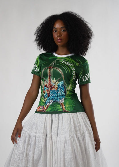 Camiseta Oxóssi Umbanda e Candomblé - Coleção Oríkì's | Trajes de Luz