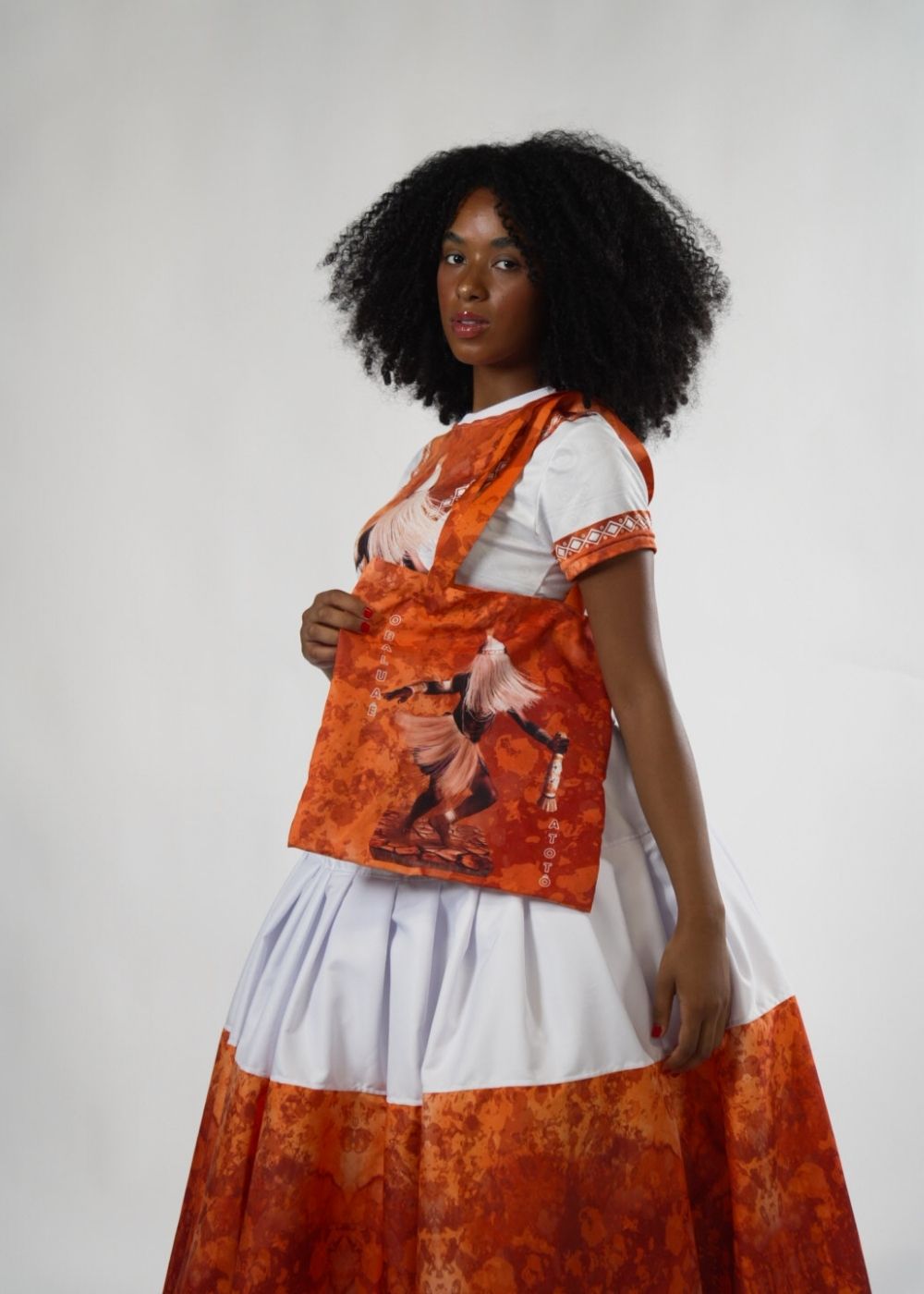 Ecobag Orixá Obaluaê Umbanda e Candomblé - Coleção Orum | Trajes de Luz