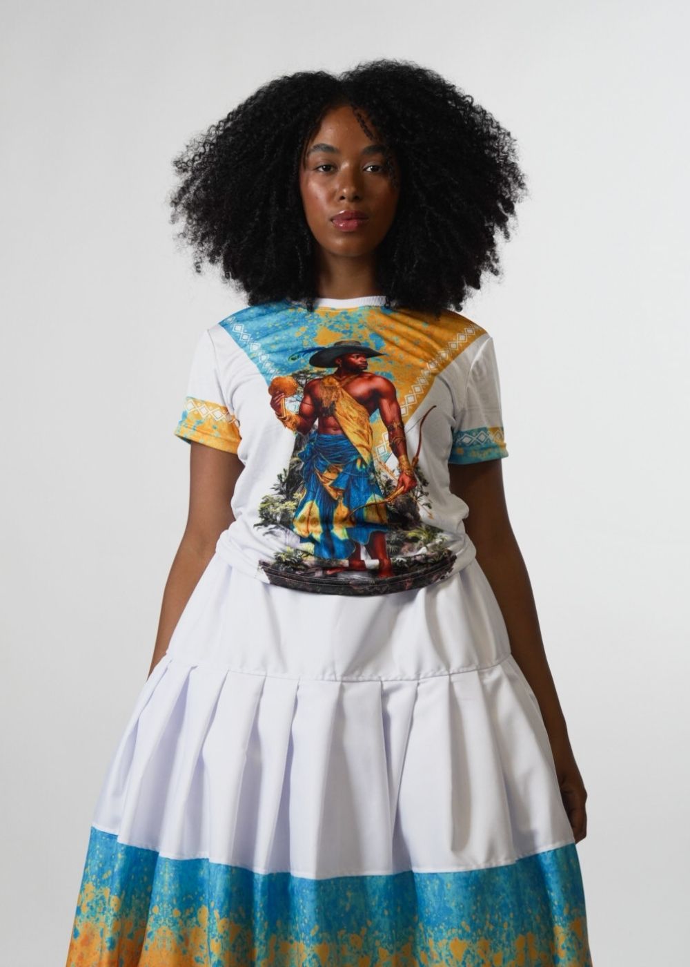 Camiseta Orixá Logun Edé Umbanda e Candomblé - Coleção Orum | Trajes de Luz
