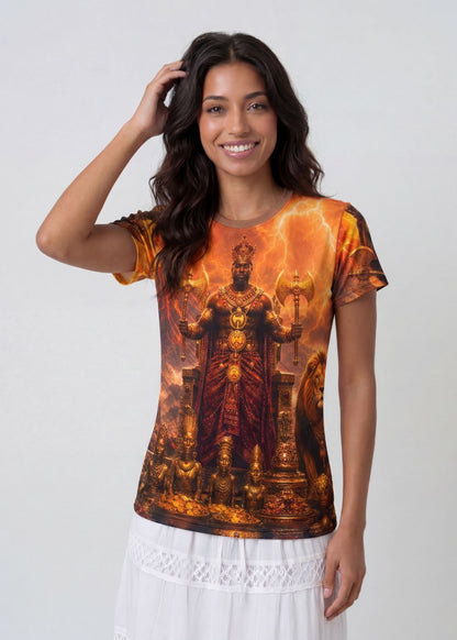 Camiseta Xangô Entidade Umbanda - Coleção Aruanda | Trajes de Luz