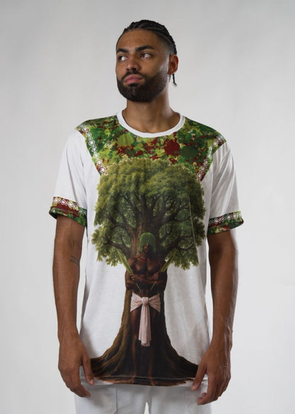 Camiseta Orixá Iroko Umbanda e Candomblé - Coleção Orum | Trajes de Luz
