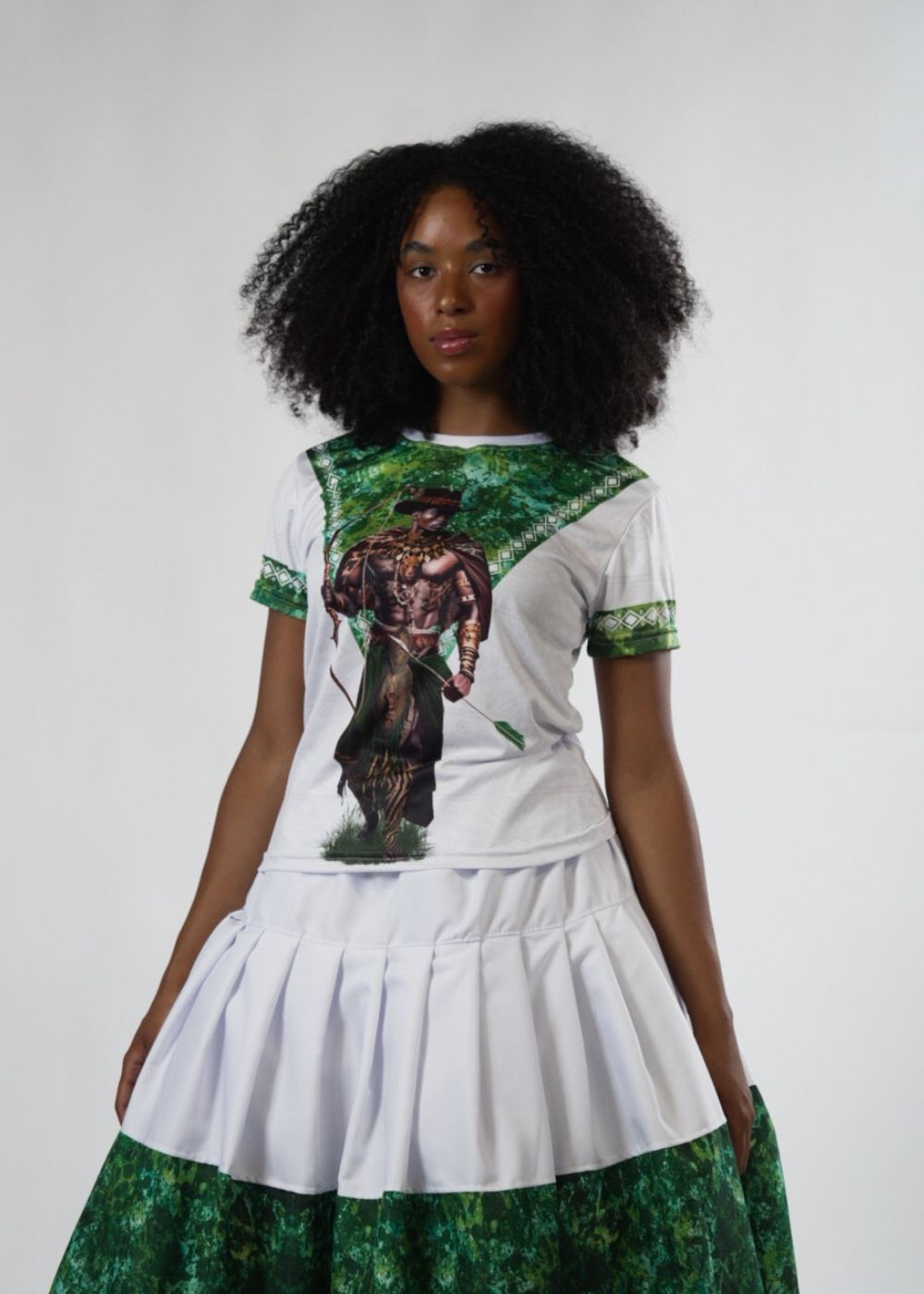 Camiseta Oxóssi Umbanda e Candomblé - Coleção Orum | Trajes de Luz