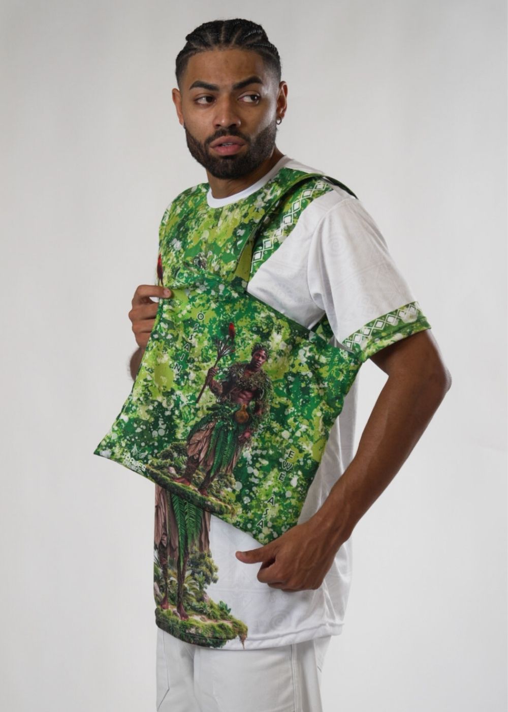 Ecobag Orixá Ossain Umbanda e Candomblé - Coleção Orum | Trajes de Luz