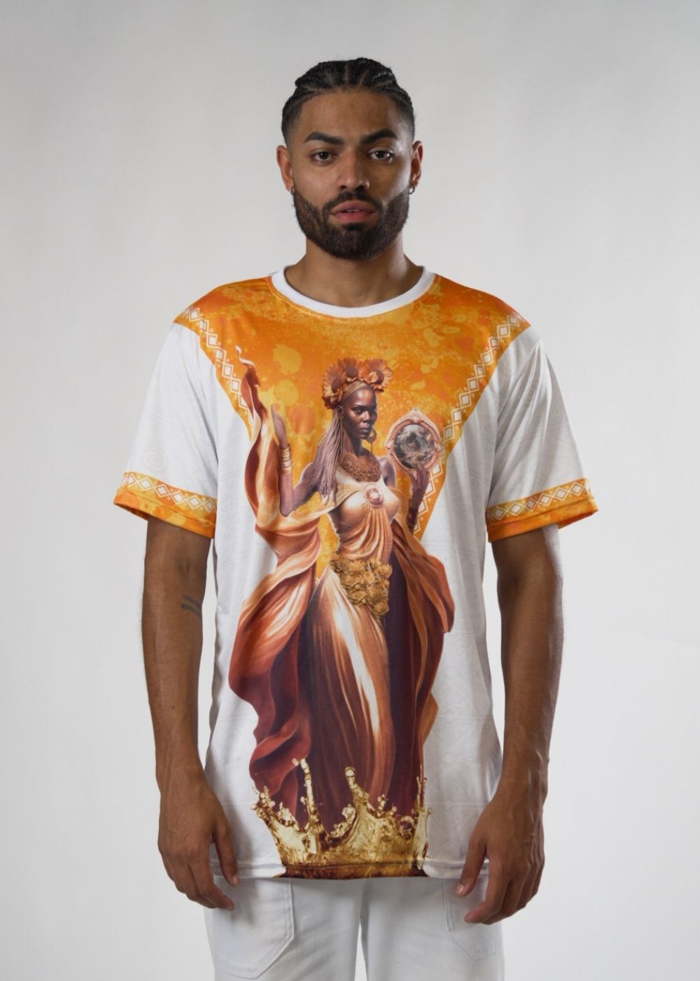 Camiseta Orixá Oxum Umbanda e Candomblé - Coleção Orum | Trajes de Luz