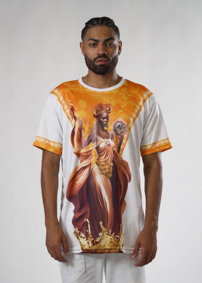 Camiseta Orixá Oxum Umbanda e Candomblé - Coleção Orum | Trajes de Luz