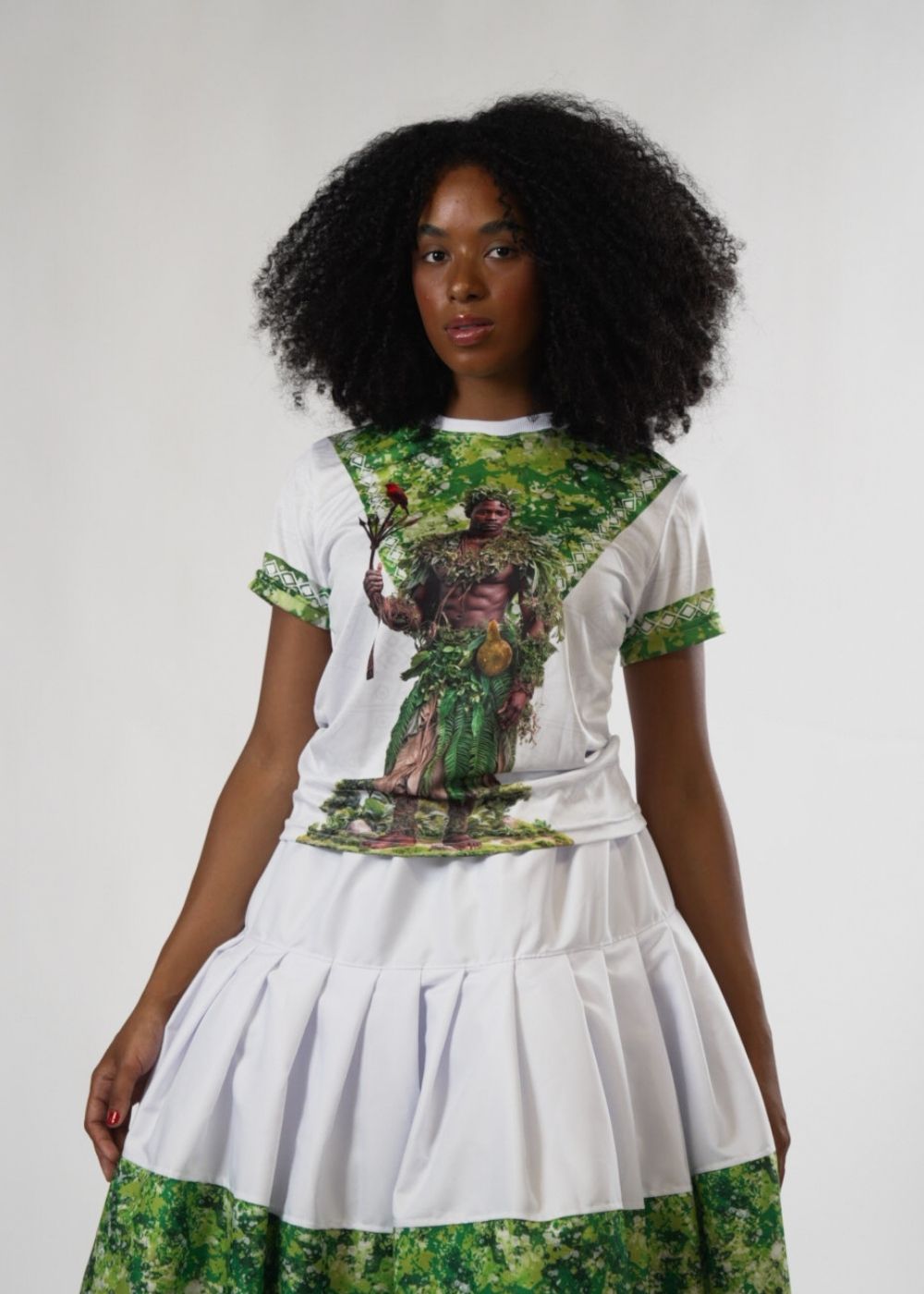 Camiseta Orixá Ossain Umbanda e Candomblé - Coleção Orum | Trajes de Luz