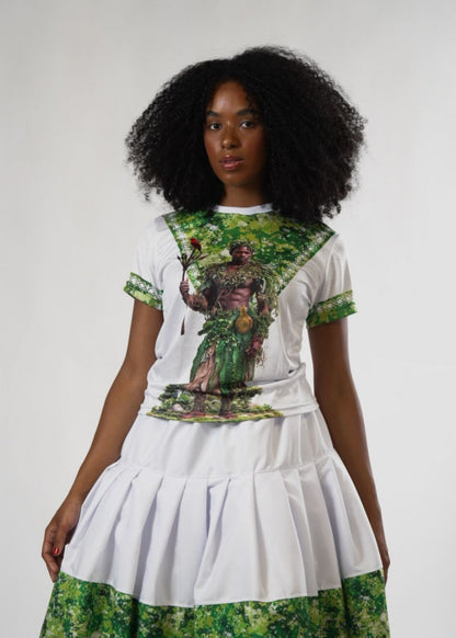 Camiseta Orixá Ossain Umbanda e Candomblé - Coleção Orum | Trajes de Luz