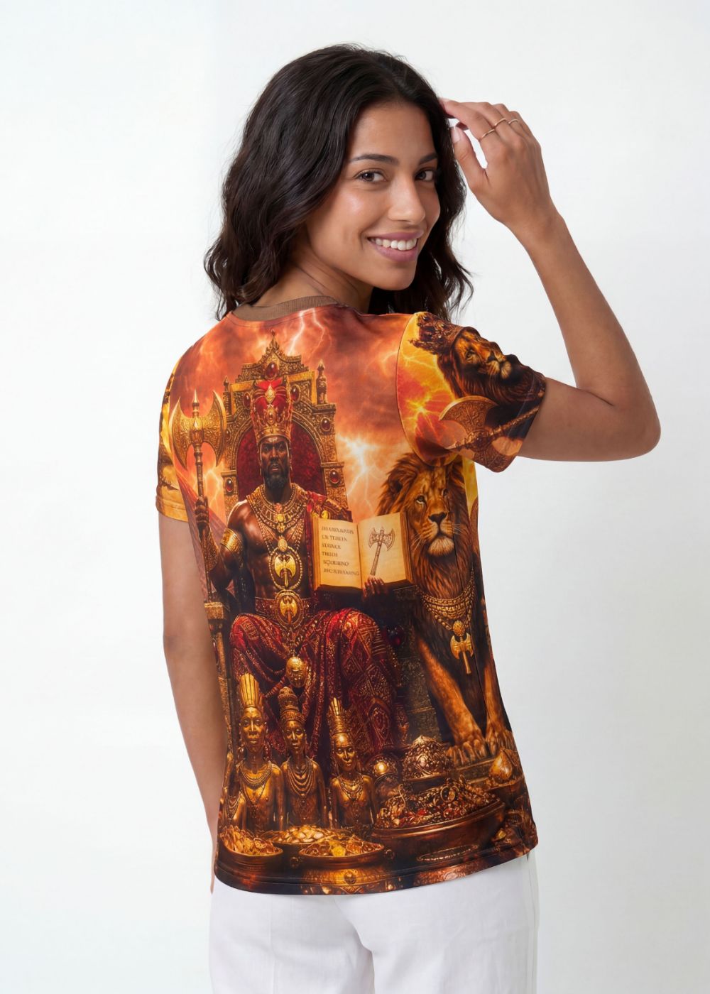 Camiseta Xangô Entidade Umbanda - Coleção Aruanda | Trajes de Luz