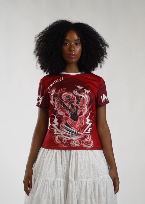 Camiseta Orixá Iansã Umbanda e Candomblé - Coleção Oríkì's | Trajes de Luz