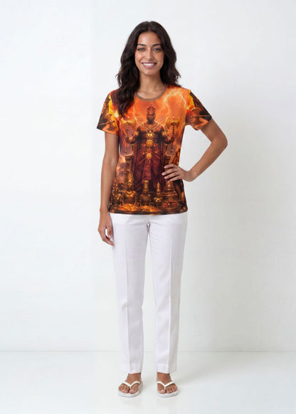 Camiseta Xangô Entidade Umbanda - Coleção Aruanda | Trajes de Luz