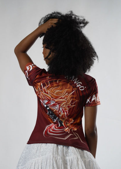Camiseta Orixá Xangô Umbanda e Candomblé - Coleção Oríkì's | Trajes de Luz