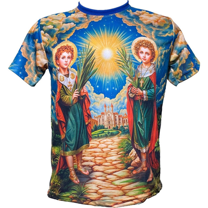 Camiseta São Cosme e São Damião - Coleção Sacrossanto
