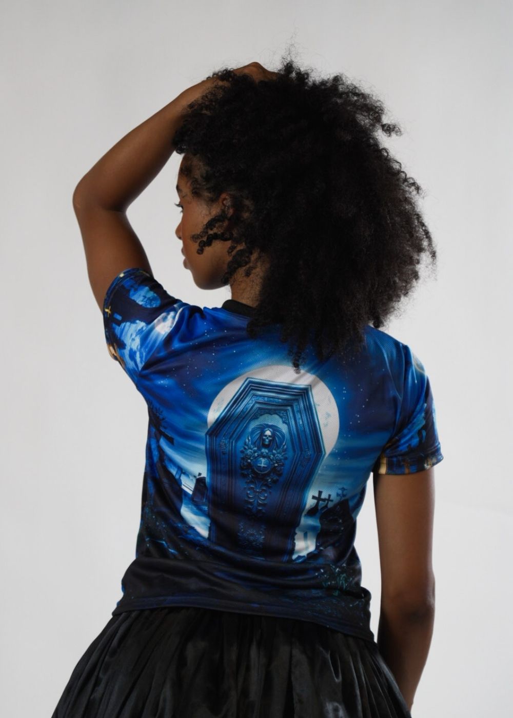 Camiseta Exu Tata Caveira Entidade Umbanda - Coleção Guardiões | Trajes de Luz