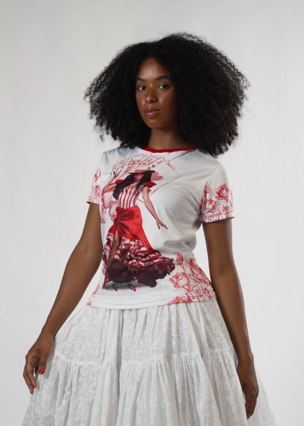 Camiseta Malandra Maria Navalha Entidade Umbanda - Coleção Guardiões | Trajes de Luz