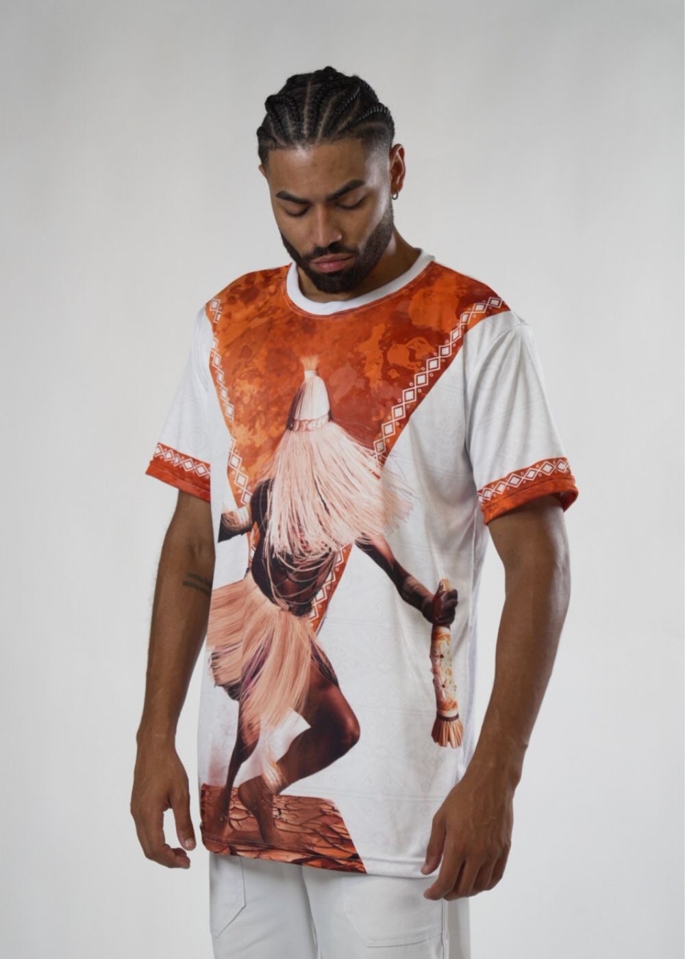 Camiseta Orixá Obaluaê Umbanda e Candomblé - Coleção Orum | Trajes de Luz