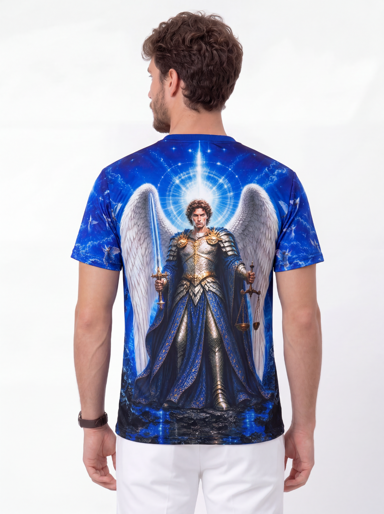 Camiseta São Miguel Arcanjo - Coleção Sacrossanto | Trajes de Luz