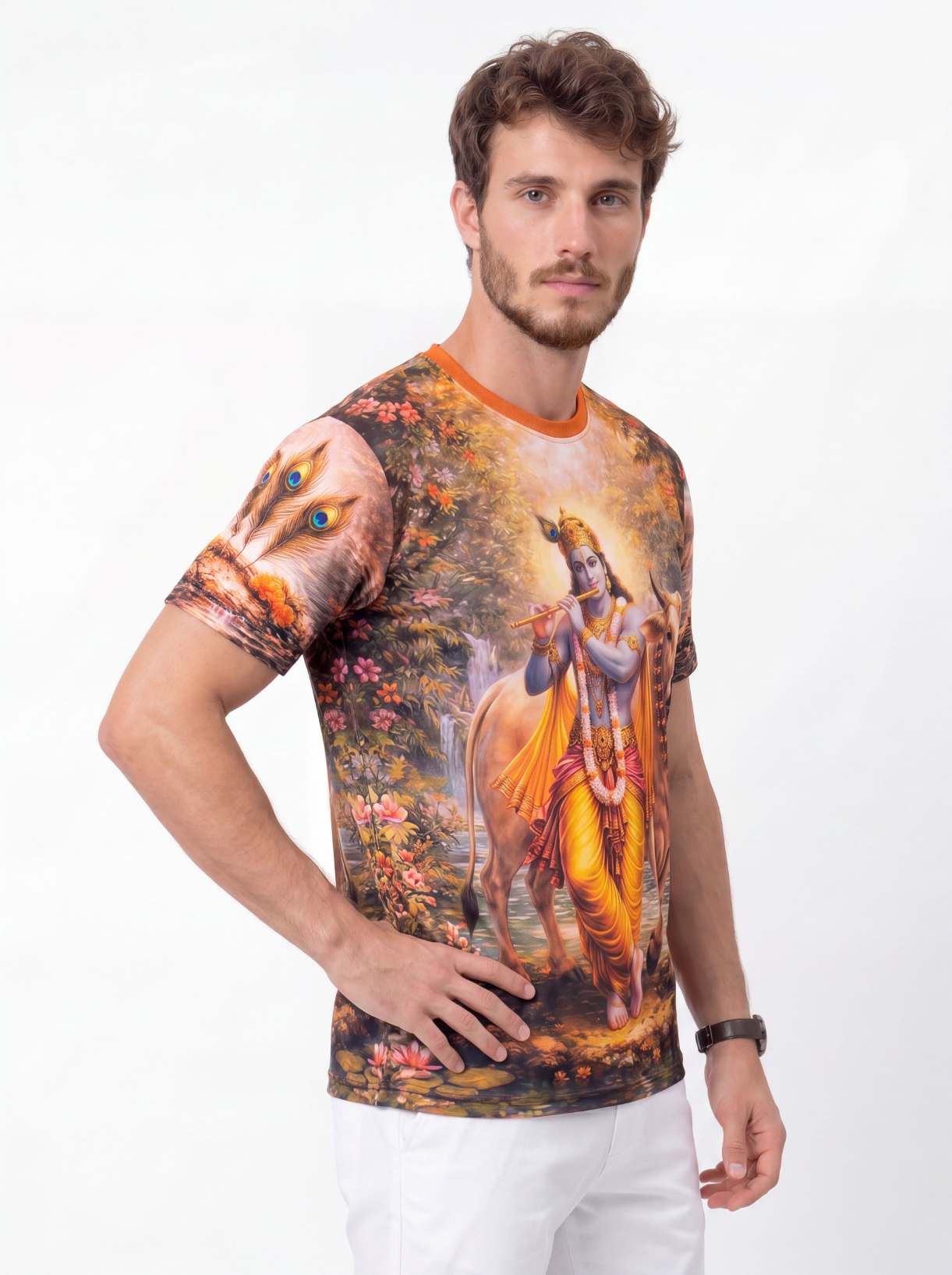 Camiseta Deus Krishna - Coleção Govinda | Trajes de Luz
