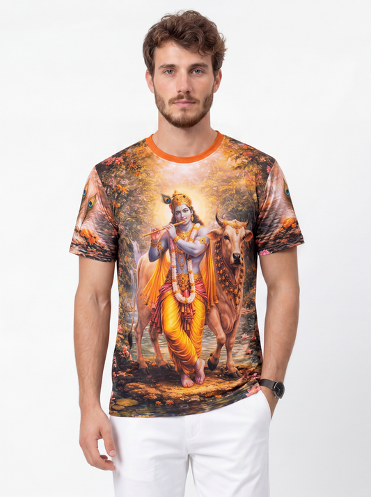 Camiseta Deus Krishna - Coleção Govinda | Trajes de Luz