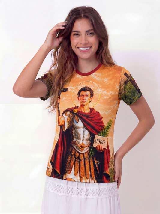 Camiseta Santo Expedito - Coleção Sacrossanto | Trajes de Luz