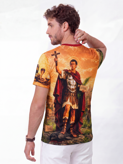 Camiseta Santo Expedito - Coleção Sacrossanto | Trajes de Luz
