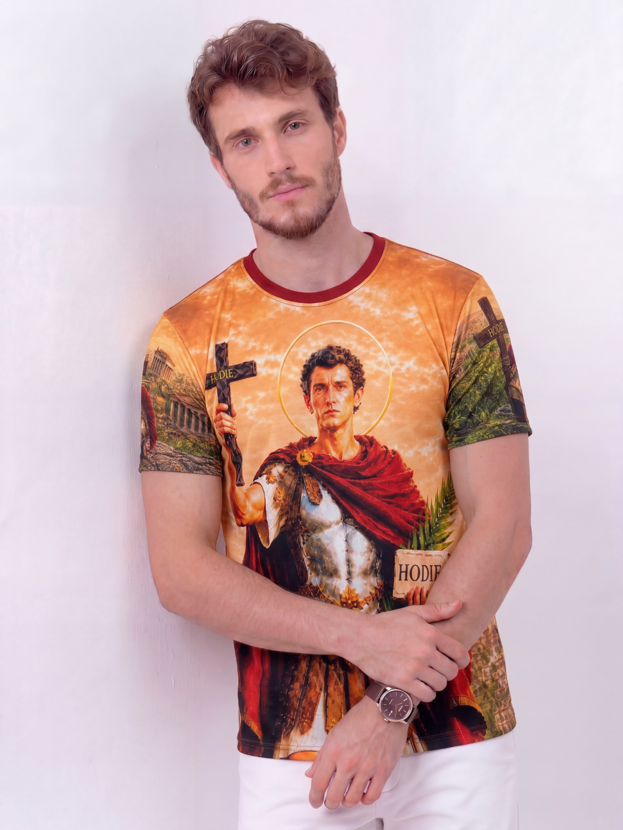 Camiseta Santo Expedito - Coleção Sacrossanto | Trajes de Luz