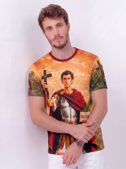 Camiseta Santo Expedito - Coleção Sacrossanto | Trajes de Luz